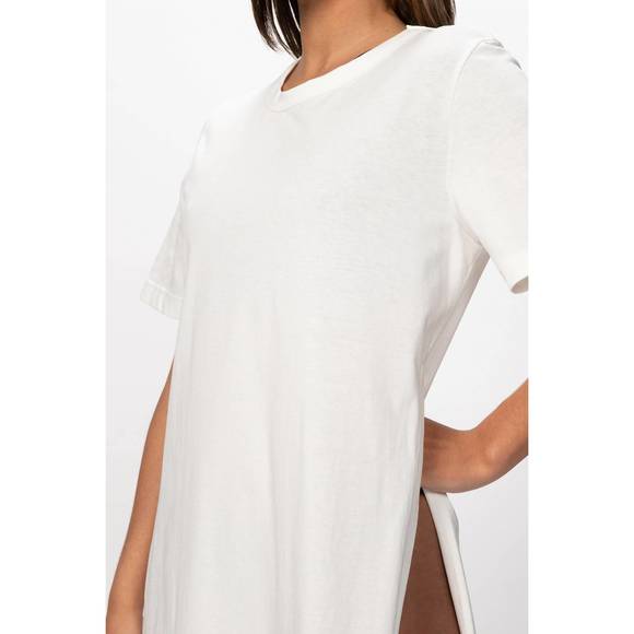 NEW EENK see knotted tie t-shirt in white - Picture 8 of 8